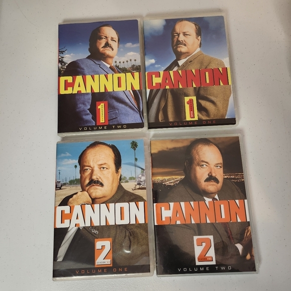 Cannon Season 1 2 Dvd 1970s TV Series William Conrad Season One Two OOP Canadian - Picture 1 of 2